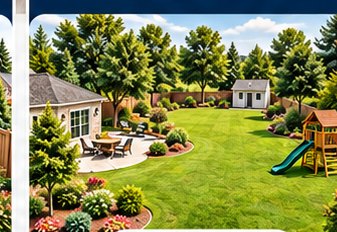 Oversized backyard or larger property example